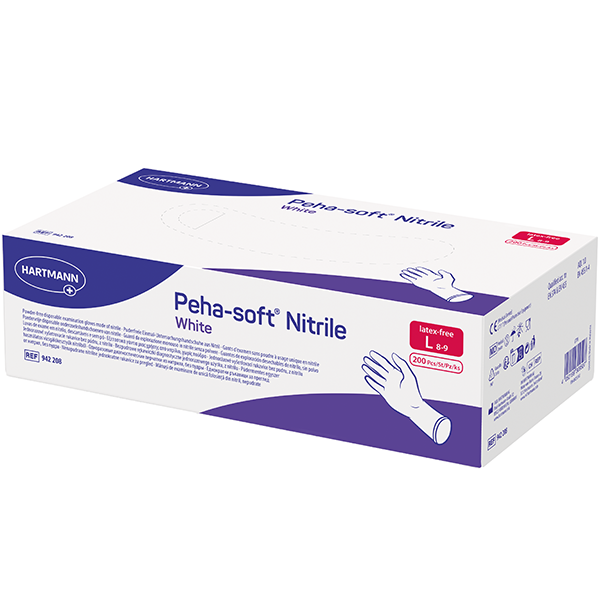 Peha-soft® Nitrile white powderfree M